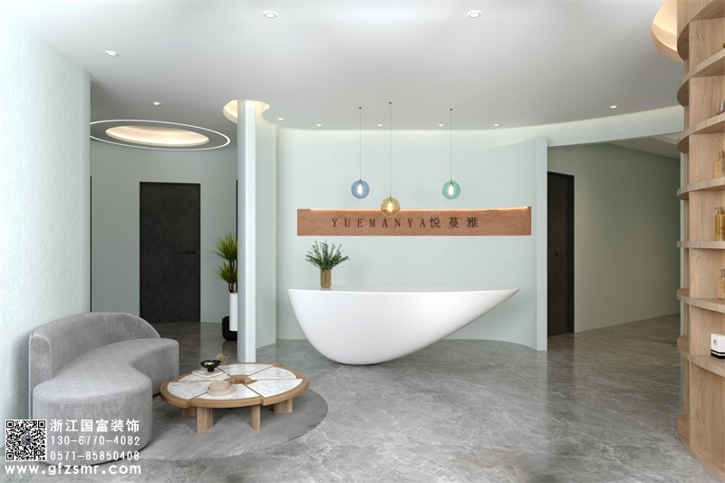 恭祝杭州余杭區(qū)美容院裝修設(shè)計(jì)開(kāi)工大吉