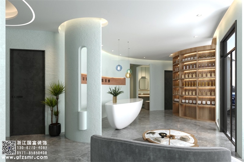 恭祝杭州余杭區(qū)美容院裝修設(shè)計(jì)開(kāi)工大吉