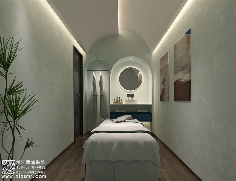 恭祝杭州余杭區(qū)美容院裝修設(shè)計(jì)開(kāi)工大吉