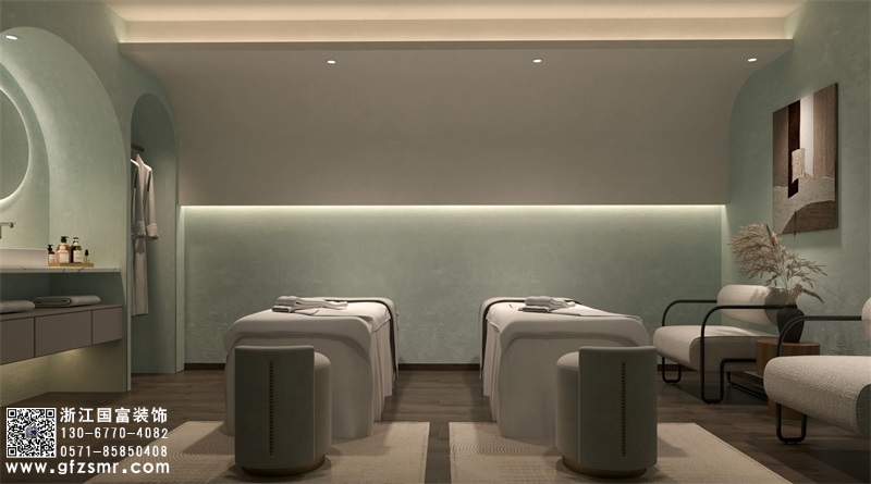 恭祝杭州余杭區(qū)美容院裝修設(shè)計(jì)開(kāi)工大吉