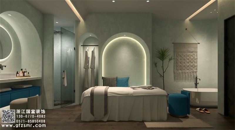 恭祝杭州余杭區(qū)美容院裝修設(shè)計(jì)開(kāi)工大吉