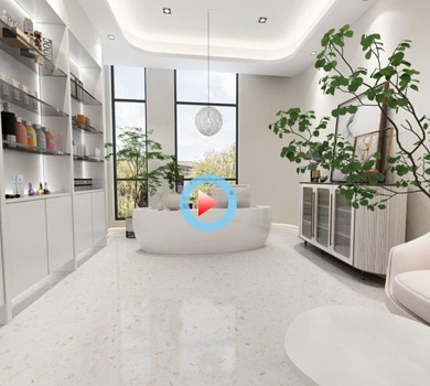 杭州老孟先醫(yī)美診所設計裝修全景案例效果圖