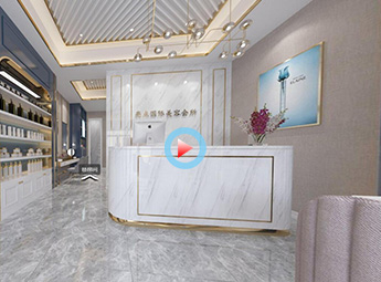 亮點(diǎn)國際美容會(huì)所設(shè)計(jì)裝修全景案例效果圖
