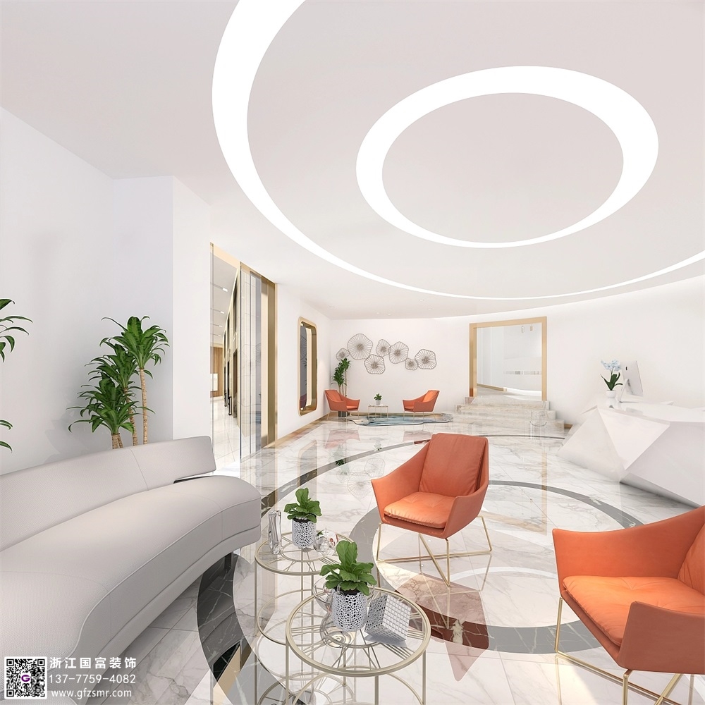 現(xiàn)代風(fēng)美容院裝修設(shè)計的建議